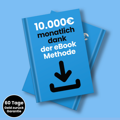Wie du in 90 Tagen mit einem simplen eBook 10.000€ im Monat verdienst!